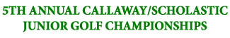 The Scholastic Junior Golf